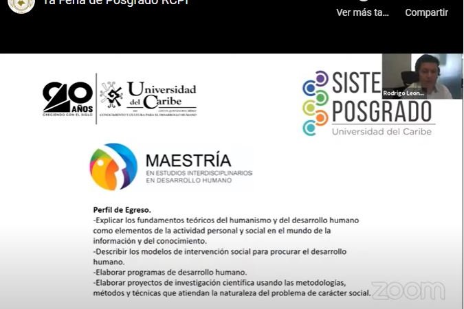 Presenta Unicaribe nueva maestría en 1ª Feria de Posgrados de la ANUIES