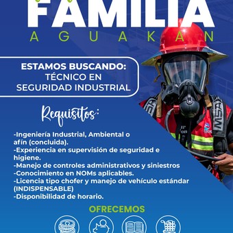 Técnico en Seguridad Industrial Aguakan