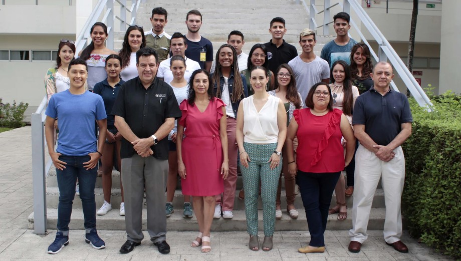 Recibe la universidad del caribe a estudiantes de alemania, bélgica y colombia.