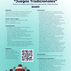 Rally UNICARIBE por la Paz | ¡Registra a tu equipo antes del 18 de septiembre!