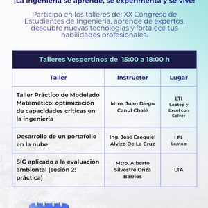 ¡Tu próxima habilidad comienza en un taller vespertino!