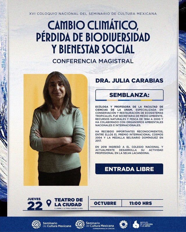 Conferencia Dra. Julia Carabias