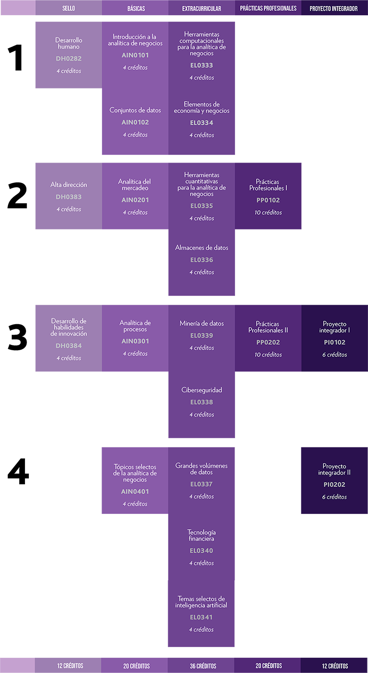 Mapa curricular MAIN